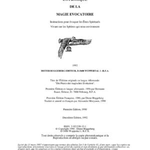 Pratique de la magie évocatoire